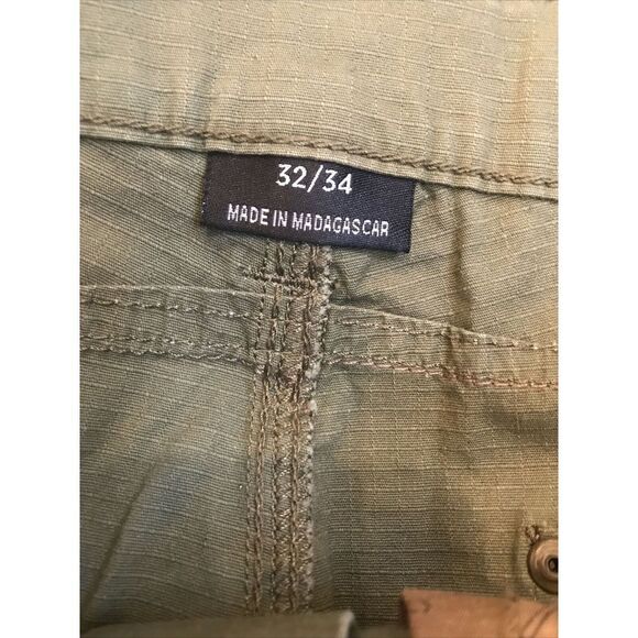 NEW Hawx Work Gear Pants 32x34” Cargo Utility Wear GreenKhaki Tactical Rip Stop - Picture 7 of 9